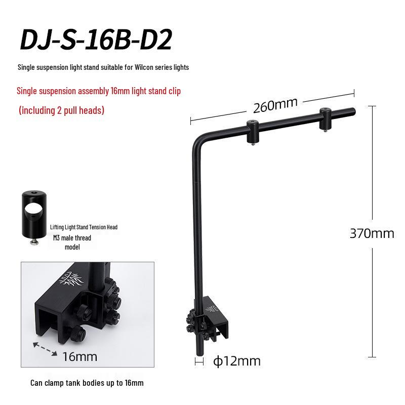 Willcon WeekAqua Single-Arm Pendant Light for Aquatic Plants and Aquariums