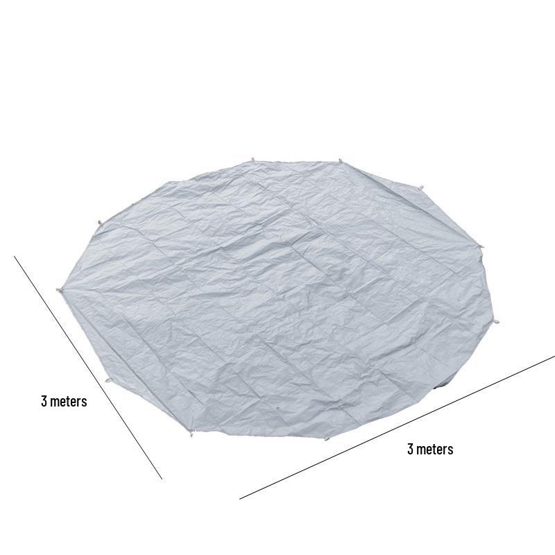 Quick-Setup Mountain Guest Mongolian Yurt Tent - Large Double-Layer Cotton, Rainproof & Sun-Protected for Outdoor Camping
