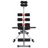 VidaXL L-shaped Abdominal Exercise Machine with Elastic Cords