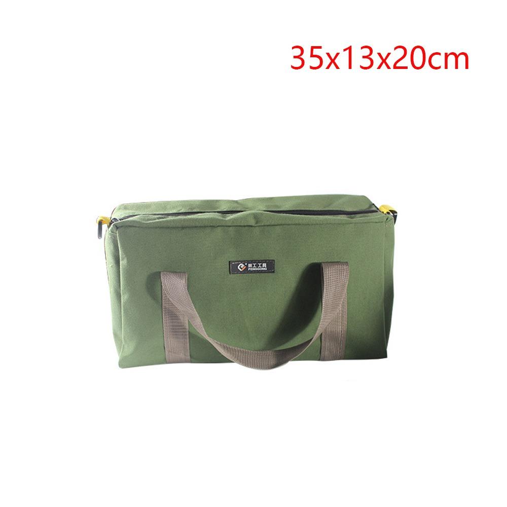 Creative Large Capacity Storage Tool Bag Multi-function Thickened Canvas Electrician Bag Hand Tool Carry Organizer Tote Bag
