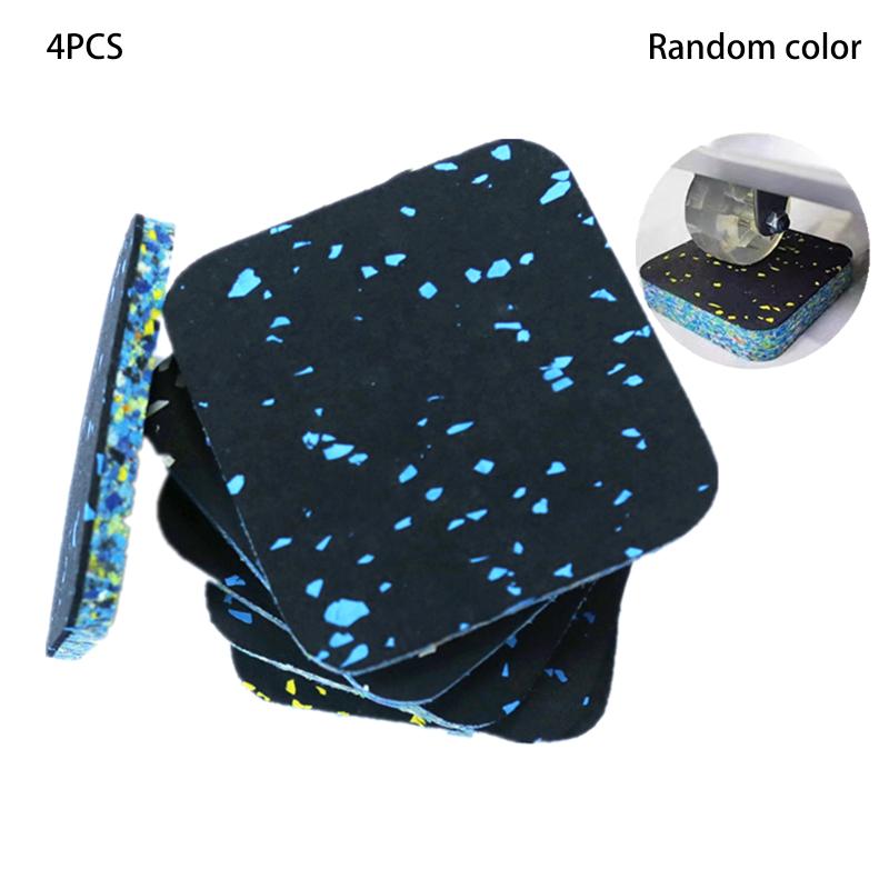 4Pcs Treadmill Mat Pads Exercise Equipment ,Sound Insulation Shock Absorbing Mat, Floor Protection For Treadmill Washer