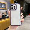 Apple 16 Mobile Phone Case, Simple Candy Color, Suitable for Iphone15 Transparent Anti-drop 14ProMax Gold Shield Protective Case