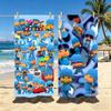 Anime P-P-pocoyo-o Cartoon Towel Polyester Beach Towel Quick Dry Sand Free Bath Towel for Summer Pool Travel Vacation