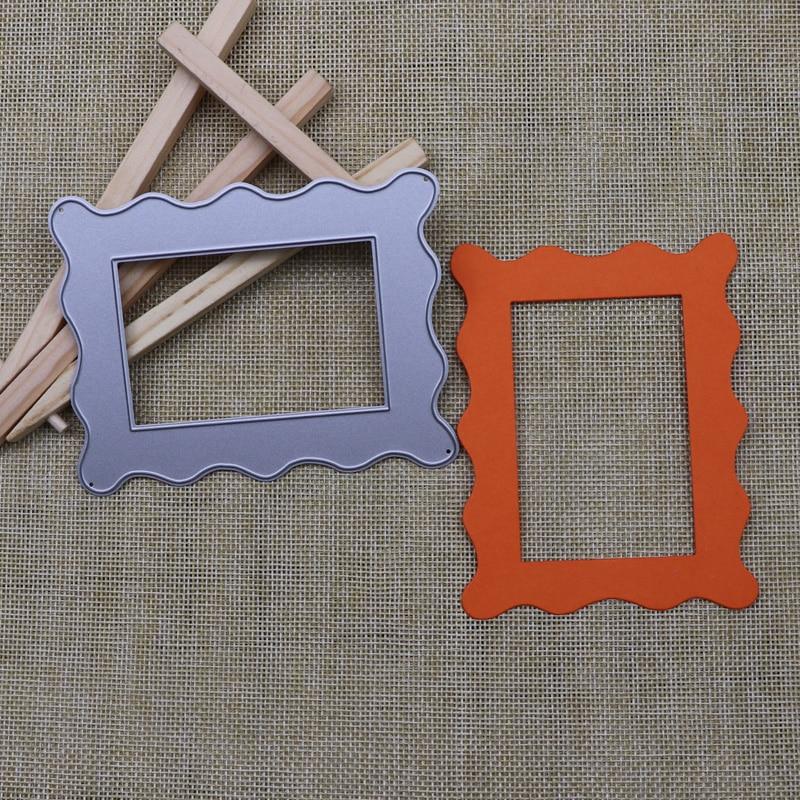 Spitze Rechteckigen Rahmen Metall Schneiden Stirbt Sammelalbum Handwerk Prägung Fotoalbum Gestanzte