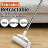 93cm Extendable Lint Roller with Adjustable Handle Powerful Pet Hair Remover Adhesive Sticky Cleaning Tool for Furniture Floors Carpets