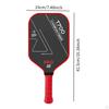 Pickleball Paddle 16mm Thick Racquet for Adults Beginner Practice Yellow