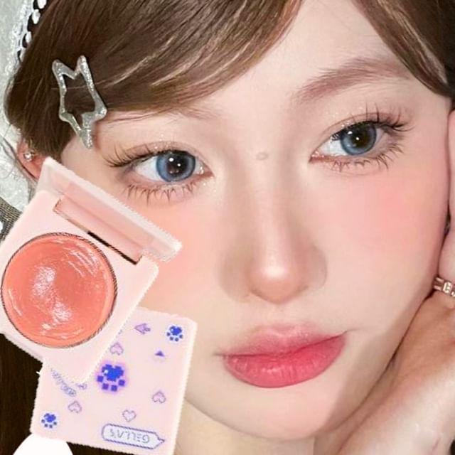 GELLA S - Кремовые румяна Облачное молоко - 2 цвета S02 Soft Berry Purple