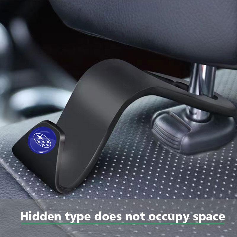 2/4Pcs Car Seat Hook Multifunctional Storage Hanger Car Styling For Subaru Impreza Legacy WRX STI BRZ Forester Ascent Levorg XV