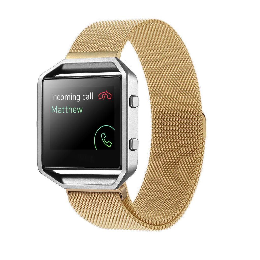 For Fitbit Blaze Silicone Watch Band With Stainless Steel Buckle For Fitness Tracking And Daily Wear