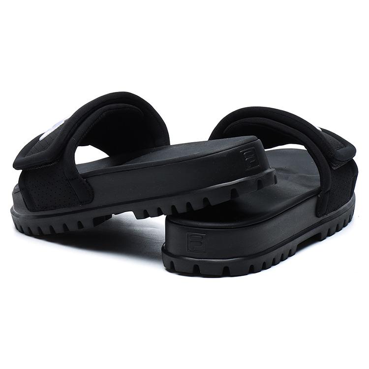 FILA Stylish Cozy Flat Heel Sports Slippers Black Women's F12W124624FBK