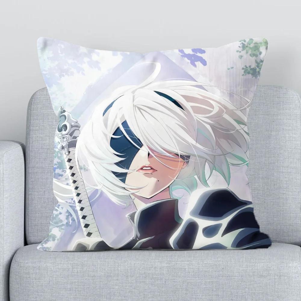 

Nier Pillow Hugs Covers for Bed Pillows Cushion Cover 45x45 Short Plush Decorative Pillowcase Lounge Chairs Fall Decor Sofa Body 12x12Inch