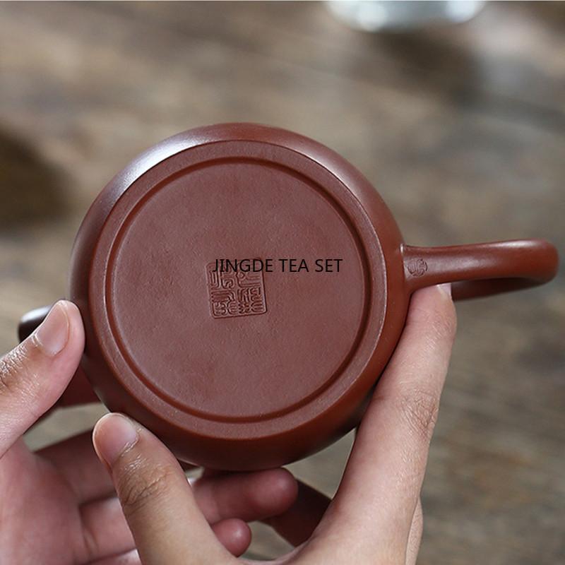 320ml Yixing Purple Clay Teapot Raw Ore Red Mud Handmade Beauty and Health Pot Kung Fu Tea Set Business Gift