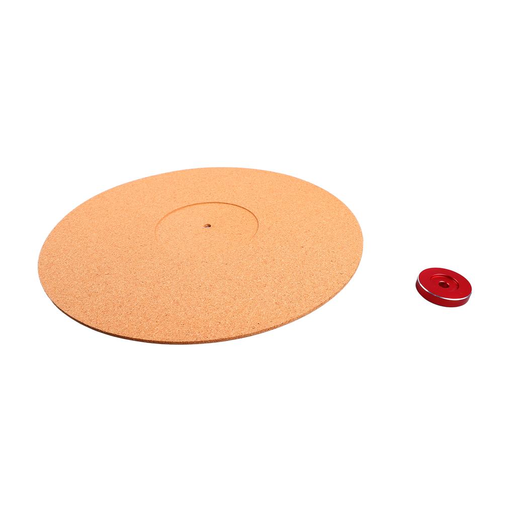 Cork Turntable Mat Vinyl Record Non Shake Slipmat Adapter Phonograph Accessories