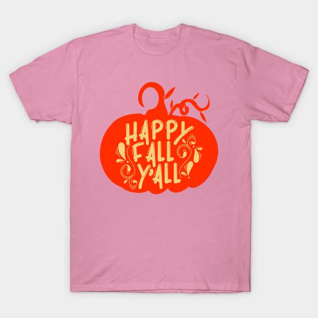 T Shirt Women Happy Fall Yall Pumpkin Harajuku Print Kawaii Tshirt Summer Short Sleeve Female T-Shirt Top Tee