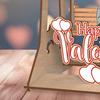 Swing Chair Couple Ornament Farmhouse Rustic Handmade Couple Table Sign Valentine's Day Anniversary Home Office Desktop Decoration
