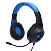Gaming Headset 40mm Wired Stereo Headphone with Cool LED Light Microphone for PC Laptop