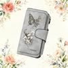 Butterfly Tiger Elephant Pattern Women's Long Wallet Multi - functional Portable Snap Button Coin Purse Birthday Gift Daily Commute Fun Design