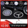Car Sticker Hot W204 2025 Hot New 2pcs Car door welcome light logo Emblem For Mercedes Benz A C E GLC GLA GLE GLB Class W177 W20