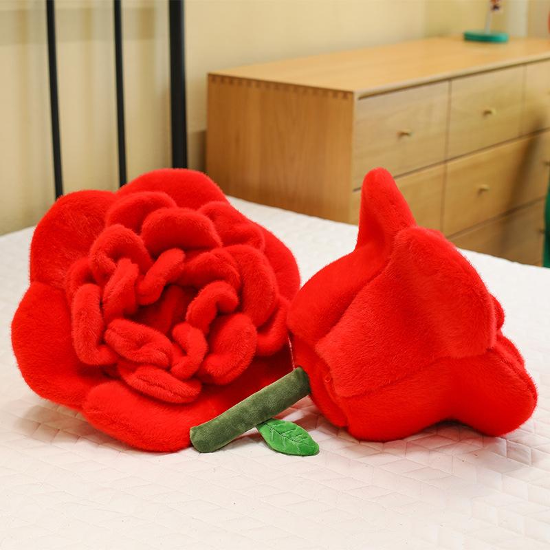 Qixi Festival Valentine's Day Gift Rose Plush Doll Girlfriend Confession Gift Rose Bouquet Doll