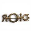 Excellent DIOR Brooch Logo Rhinestone Pink Women Used