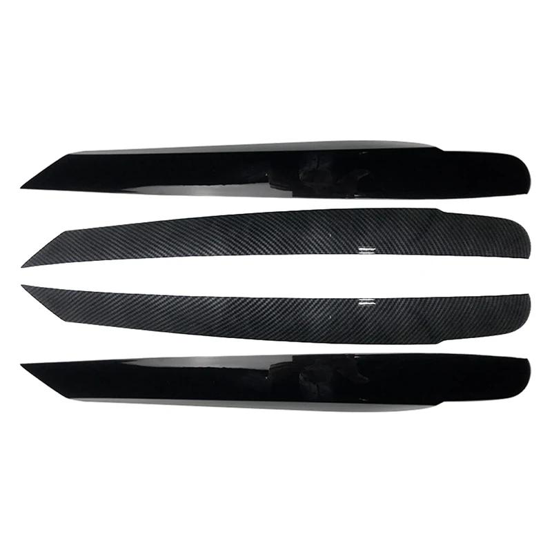 Front Headlight Eyelid Trim Cover Decoration Fit For Volkswagen Touran 2011 2012 2013 2014 2015 ABS Plastic