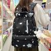Schoolbag Cute Cat Ears Star Print Girl Schoolbag High Value Ins Niche Design Large Capacity School Backpack