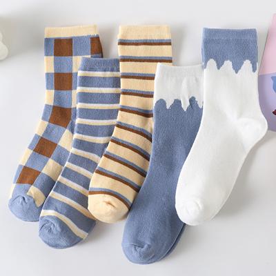 5 Pairs Women's Fashion Socks Soft Socks,Mid Tube Socks