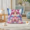 Sailor Moon Sailor Pluto Anime Plush Pillow Cover Soft Short Plush Cushion Cover For Sofa Bedroom Home Decor Gift Decoration