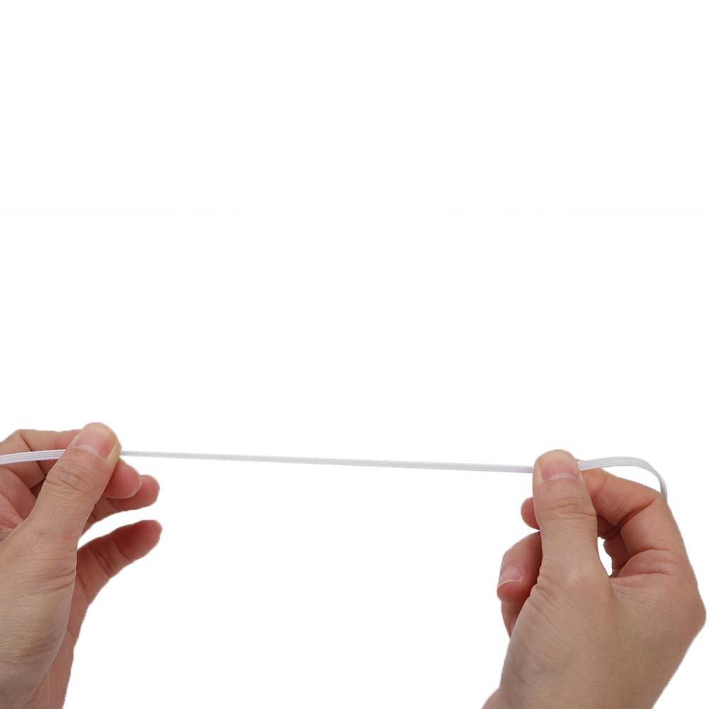 1pcs 200 Yards Length Flat Elastic Band 1/8 Inch Width Knit Elastic Ribbon For DIY Crafts