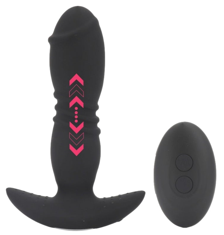 Plug à poussée Slap Thrust 14 x 3.7cm - AnalTech - Plugs Vibrants