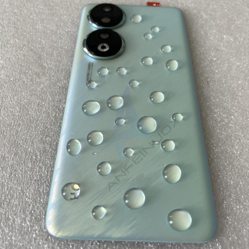 Für Honor 90 Gehärtetes Glas Rückseite Akkuabdeckung Für Honor 90 5G Rückabdeckung Gehäuse + Blitzabdeckung + Kameralinse