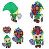 Maskeli Büyük Boy Legend Of Zelda Link Bebek Mezura Maskeli Link Peluş Oyuncak Skyward Sword Yumuşak Kısa Peluş Özelleştirilebilir