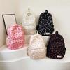 Large Capacity Three-piece School Bag Set Casual Students School Bag Nylon Bow Backpack  for Gift