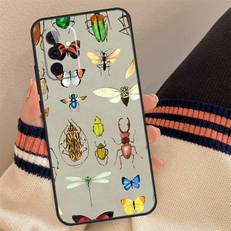 Dragonfly Insect Pattern Case For Samsung Galaxy A56 A36 A16 A13 A23 A33 A53 A52 A32 A12 A54 A34 A14 A15 A35 A55 A17