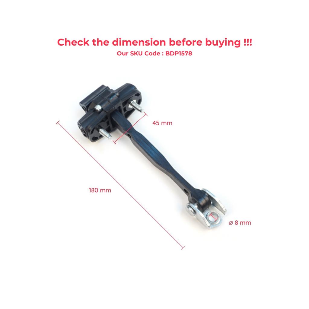 EDP1578 Rear Door Stop Check Assy Limiter Strap for Jeep Renegade BU B1 BV 2014-On 51953322