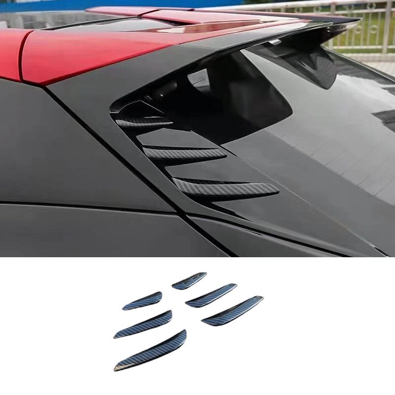 For Changan UNIT UNI-T -2024 Carbon Look External Accessories Rearview Mirrior Door Handle Front Foglight Lamp Cover Trim