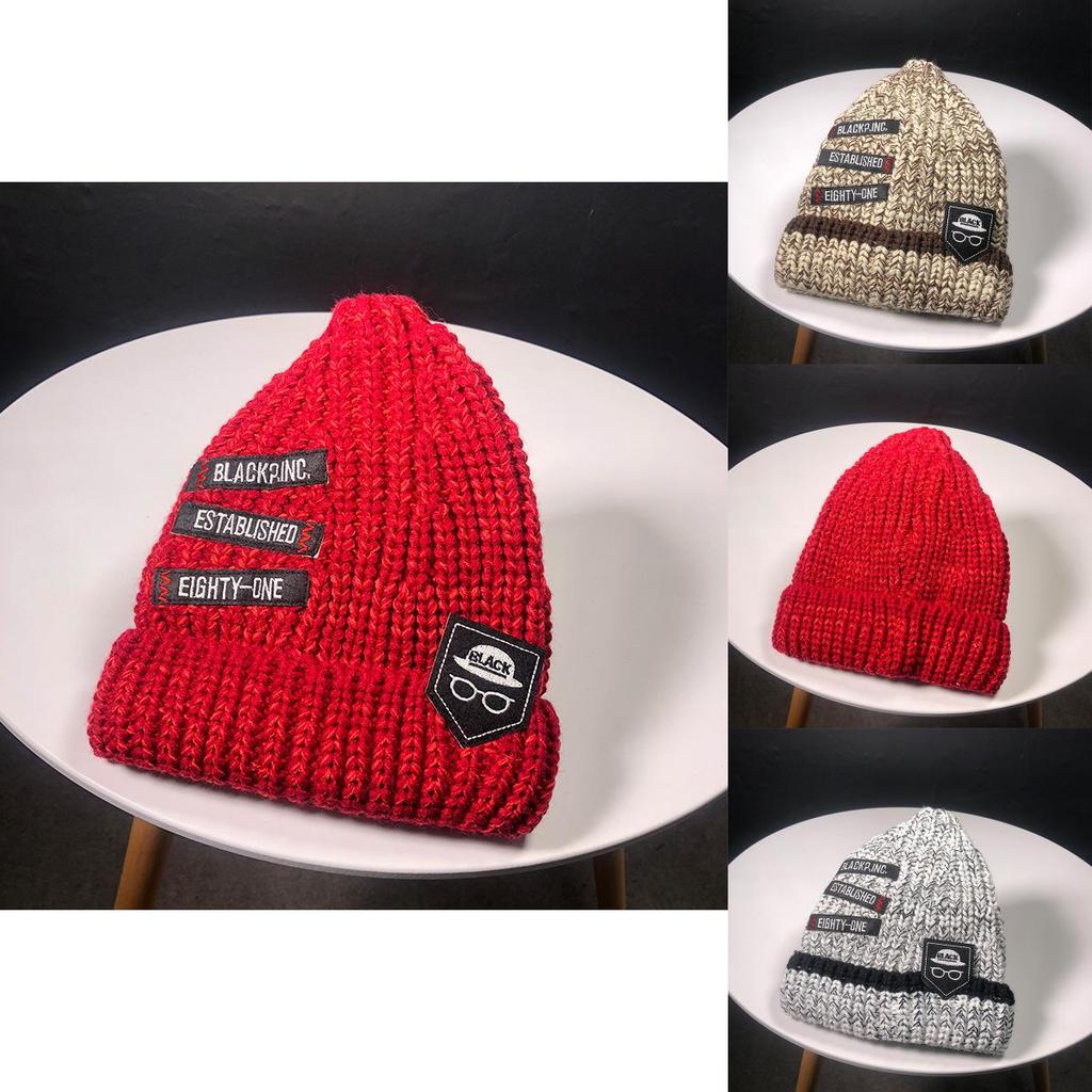 Fashionable Unisex Knitting Cap Hat With Embroidery Label For Hip-hop Enthusiasts