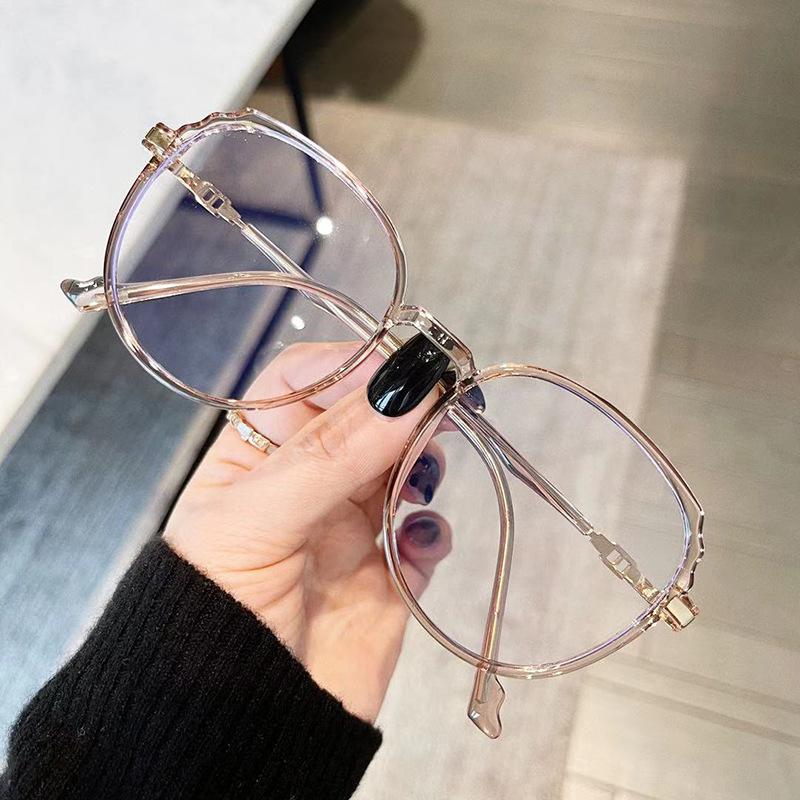 

New Fashion Man Eyeglasses Round Shape Blue Light Blocking Women S Glasses High Quality Material Frame Glasses For Women