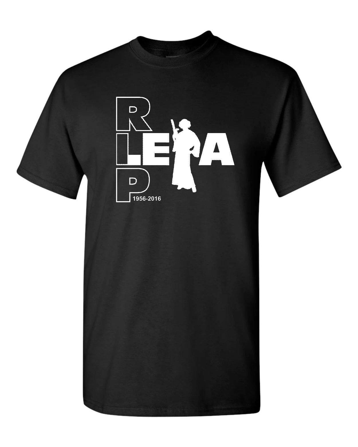 RIP Rest in Piece Princess Leia 1956-2016 Star Wars Unisex Tee Shirt 1566 2XL