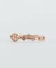 Vivus Cross Rose Rose Gold Silver Rosary Ring