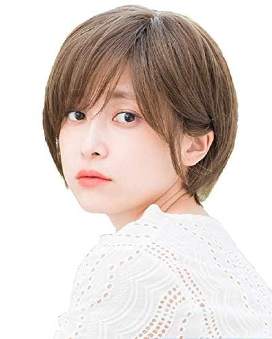 

специализированный магазин париков сертифицированный Linea Storia для медицинского использования ручной работы парик-полностью Ангельский лист короткий Натуральный Легкий Пушистый Дышащий Полностью эластичный Натуральный