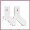 Trendy Brand Love Towel Bottom Embroidered Socks Yu Wenle Same Style Sports Socks Couple Pure Cotton Mid-Tube Socks