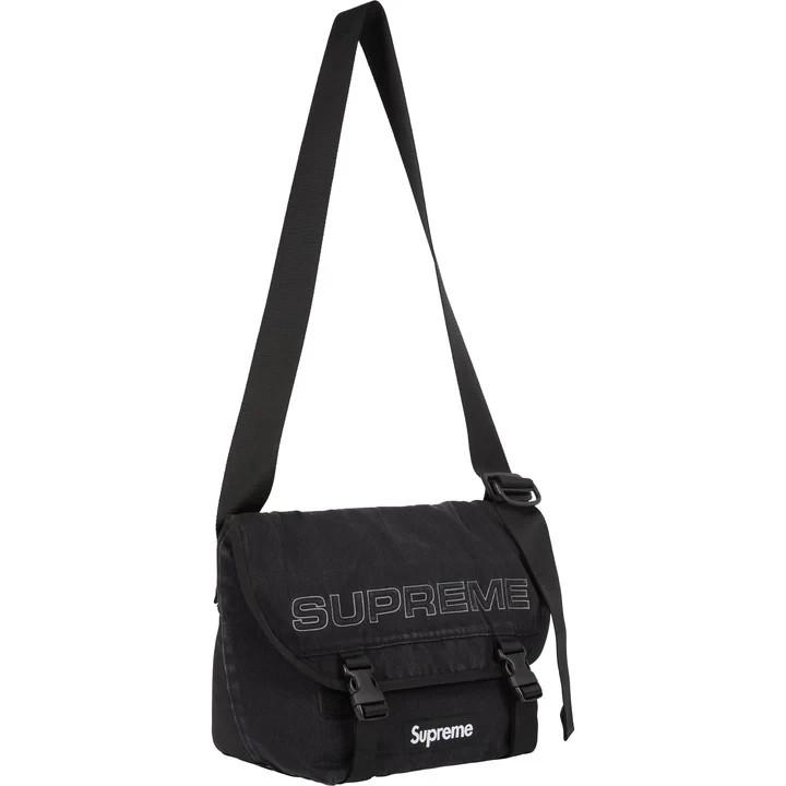 Supreme Denim Messenger Bag Black
