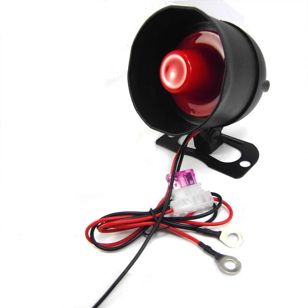 Portable Universal 12V Vehicle Burglar Alarm Security Protection Auto Car Alarm System & 2 Remote Control Auto Burglar