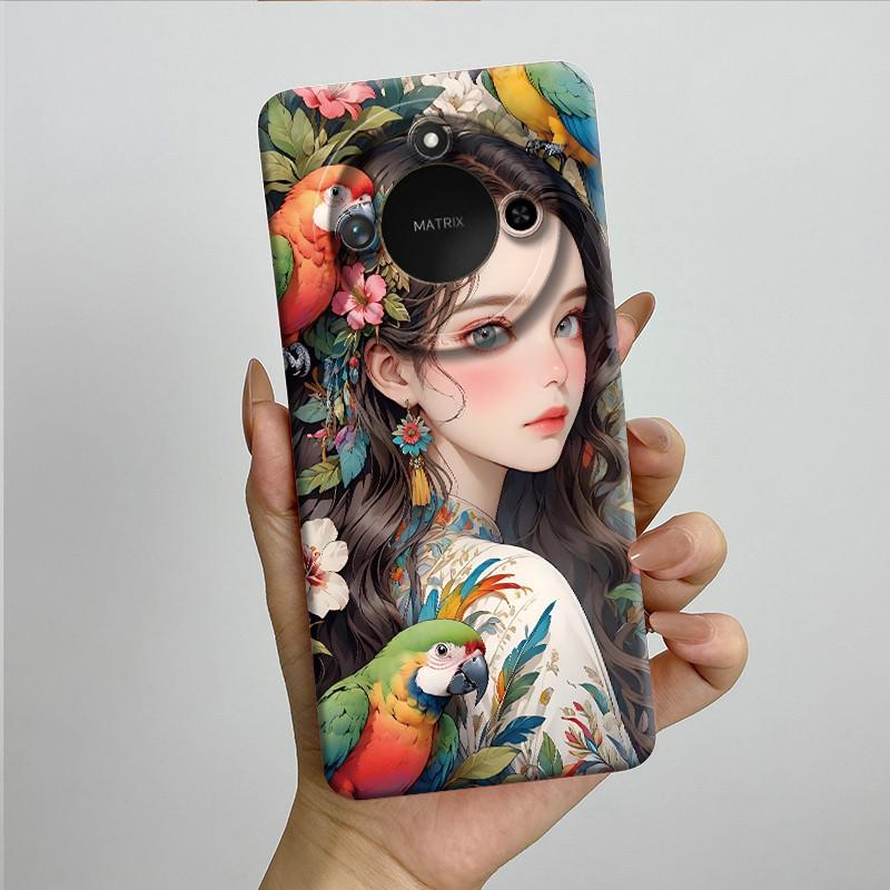 For Honor X9C Smart Phone Case X9cSmart Soft Silicone Funda Sweet Painted Fashion Cartoon Protective Capa Lovely Printing Cover