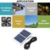 Portable Solar Panel Charger High Efficiency Output Long Usb Cable For Camping Hiking Emergency Use