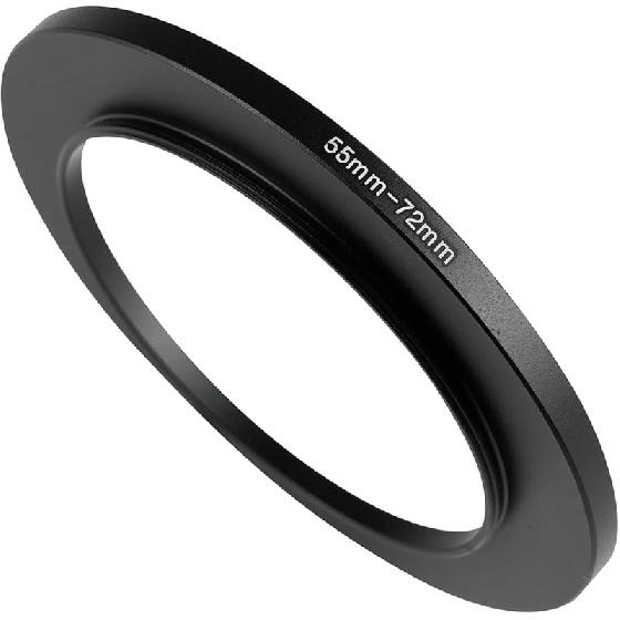 72-77mm Metal Step-Up/Down Ring Adapter Compatible with Mirrorless Cameras DSLR Lens, UV CPL ND Filter Thread Converter, Black