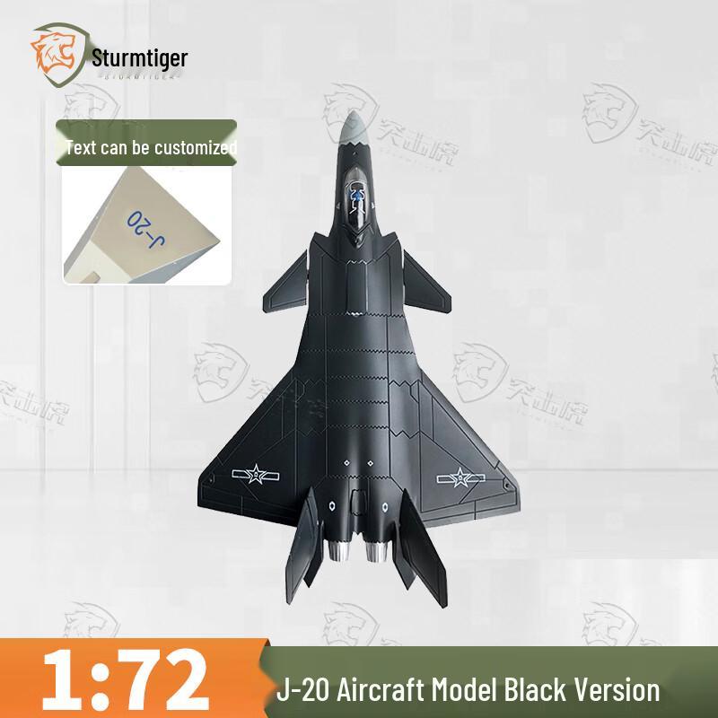 Assault Tiger J-20 Stealth Fighter Jet Model 1:72 Scale