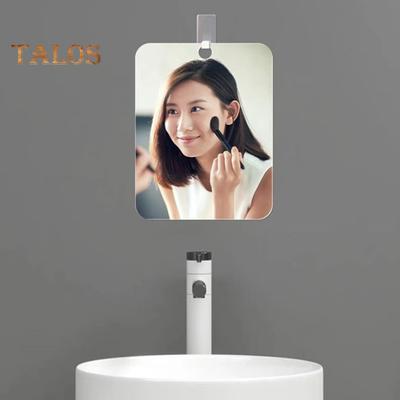 2 pezzi specchio da doccia in acrilico antiappannamento portatile da viaggio antiappannamento per uomo specchio da trucco da barba infrangibile senza cornice specchio da parete per il bagno