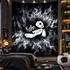 Wall Hanging Tapestry Korn Print Cloth for Living Room Bedroom Home Decor